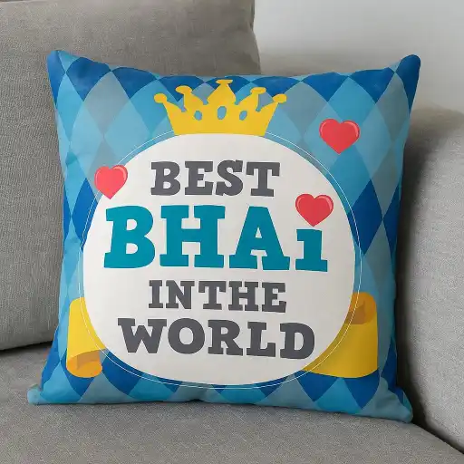 Best Bhai in The World Rakhi Gift Hamper Set