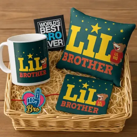 Little Brother Rakhi Gift Hamper Set