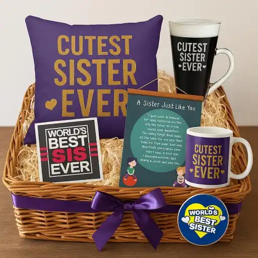 Cutest Sister Ever Rakhi Gift Hamper Set Of 6
