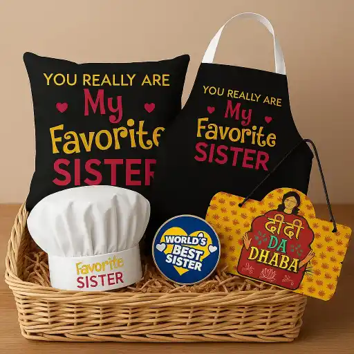 My favourite Sister Rakhi Gift Hamper Set Of 5