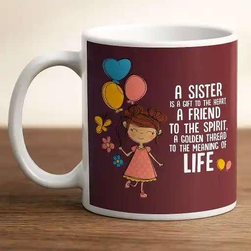 A Sister Is A Gift To Heart Rakhi Gift Hamper
