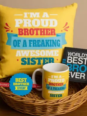 I am Proud Brother Rakhi Gift Hamper