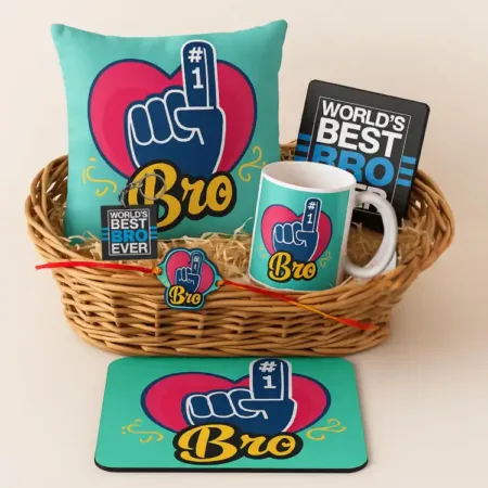 No.1 Bro Rakhi Gift Hamper Set
