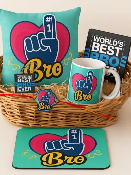 No.1 Bro Rakhi Gift Hamper Set