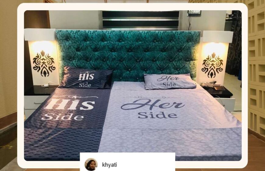 His/Her Side Bedsheet