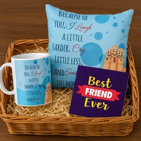 Smiley Friends Forever Gift Hamper for Friends (Set of 3)