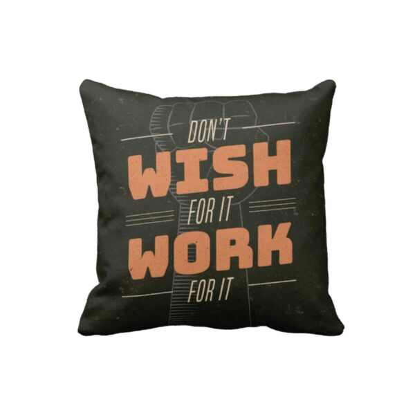 16X16 inches Set of 7 Cushion Covers Never Give Up Motivational Quotes Printed Sofa Throw Pillows Multicolor