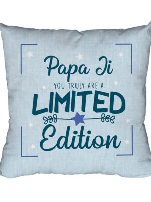 Papa Ji Limited Edition Gifts for Father Cushion Cover 12 x 12 inches
