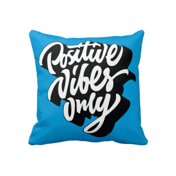 12X12 inches Set of 3 Cushion Covers Positive Vibes Only Good Things Take Time Motivational Quotes Printed Sofa Throw Pillows Multicolor