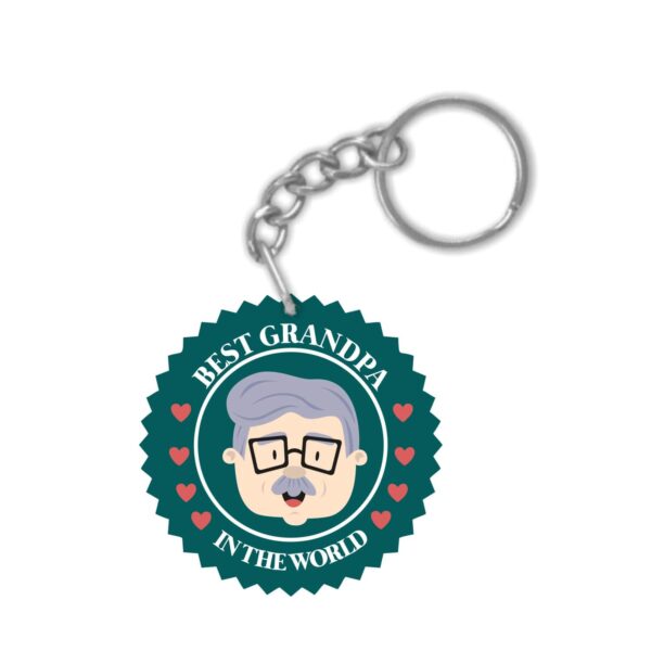 Birthday Gifts for Father for Grandfather You are The Best Grandad in The World Gift Combo Hamper Set of 4 - Mug, Coaster, Cushion Cover, Ke