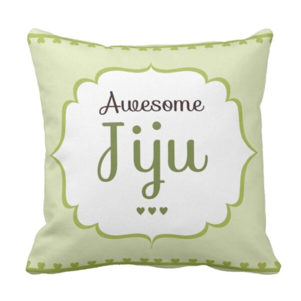 16X16 inches for Sister Didi Jiju, Cushion Cover Awesome Jiju Adorable Didi Set of 2