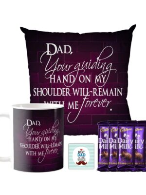 Dad You are Guiding Hand on My Shoulder Hamper