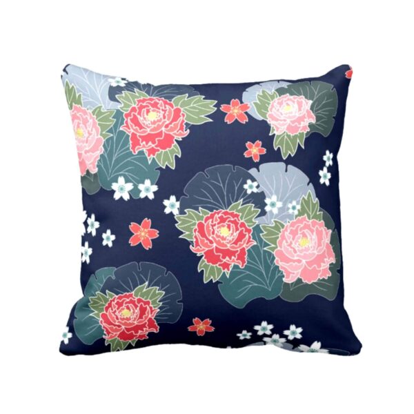 TheYaYaCafe Canvas Cotton 180 TC Cushion Cover, 24 x 24 Inch, Multicolour, 1 Pieces