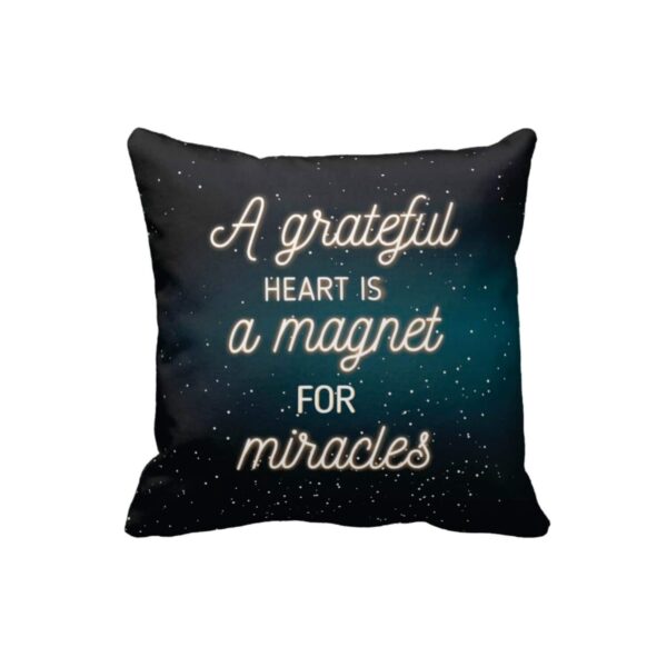 24X24 inches Cushion Cover Motivational Quotes Printed Sofa Throw Pillows Yellow