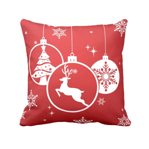 Christmas Gifts Cushion Covers House Decoration 24 x 24 inches Set of 3 - Snowflakes Ornaments Snowman