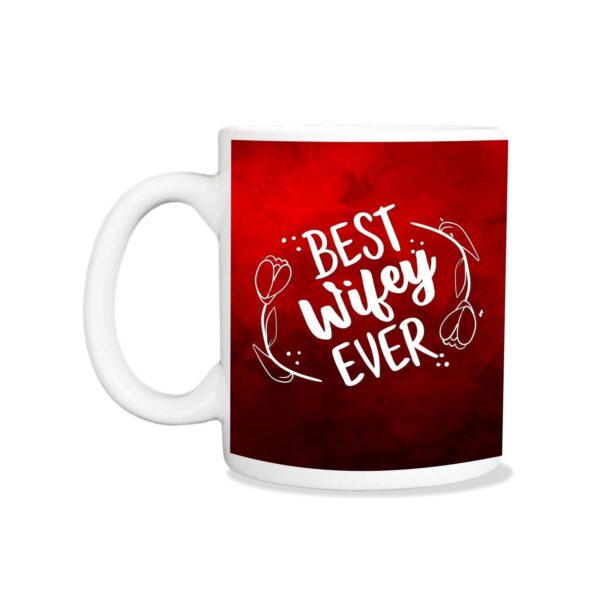 Birthday Gifts Chocolate Gifts Combo for Wife Mug, Cushion Cover, 1 Artificial Red Rose, Post Card, 10 Cadbury Dairy Milk (15g Each), Magn