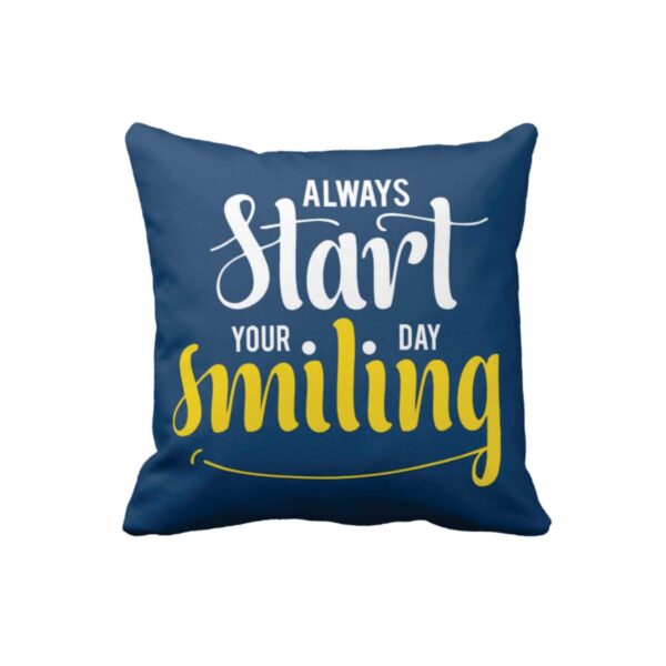 16X16 inches Set of 4 Cushion Covers Make Every Step Take a Risk Motivational Quotes Printed Sofa Throw Pillows Multicolor
