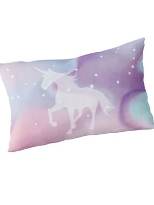 Birthday Gifts 27 x 18 Inches My Magical Unicorn Printed Velvet Pillow Cover for Living Room, Kids Room, Sofa Pillows