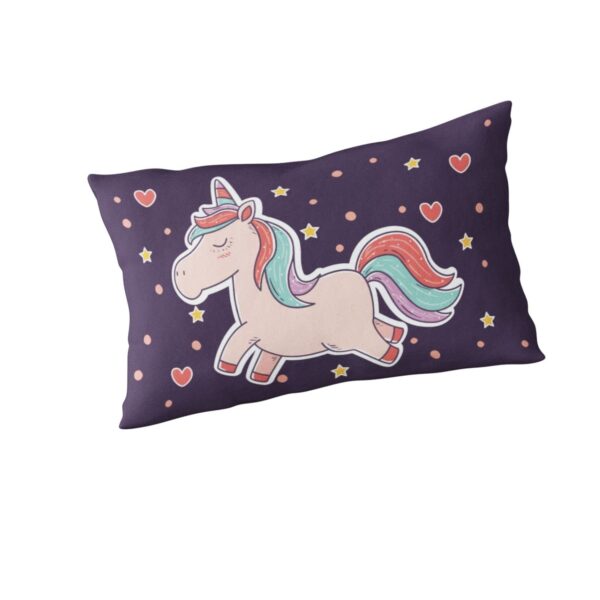 Birthday Gifts 27 x 18 Inches Unicon Magic Printed Velvet Pillow Cover for Living Room, Kids Room, Sofa Pillows