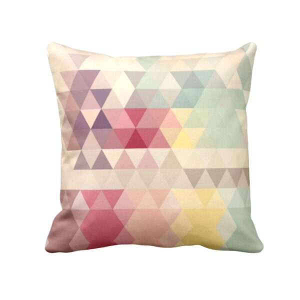 20X20 inches Set of 4 Cushion Covers Pleasurably Abstract Printed Sofa Throw Pillows Beige