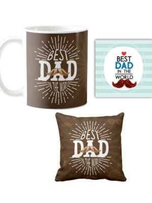 Best Dad in The World - Combo Set of 3