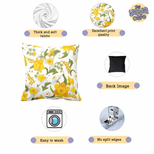 Delicate Dragonfly Floral Printed  Cushion Covers