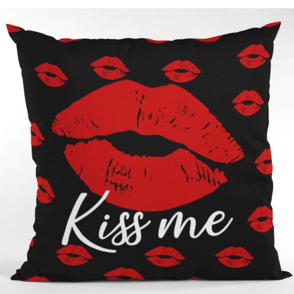 Valentine Gifts for Girlfriend Wife 12x12 inches Canvas Cotton Throw Pillow Cushion Cover You Make Me Smile Printed, Yellow