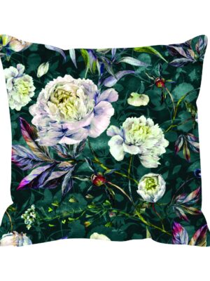 24X24 inches Cushion Cover Fantastic Floral Flowers Printed Sofa Throw Pillows