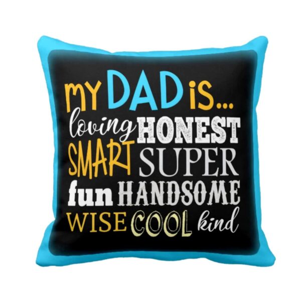 Dad Cushion Cover for  - 12X12 inches