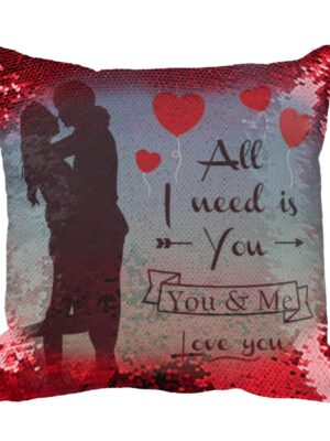 Sequin (Multicolour " X12 Cushion with Filler