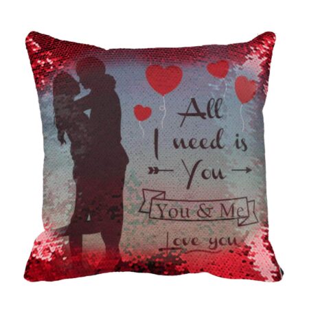 Sequin (Multicolour " X12 Cushion with Filler