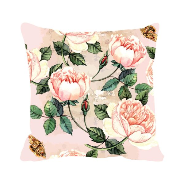 20X20 inches Set of 3 Cushion Covers Cute Floral Flowers Printed Sofa Throw Pillows Multicolor