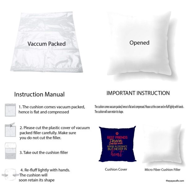 12X12 inches Cushion (with Filler) Motivational Quotess Printed Make Today so Awesome Sofa Throw Pillows