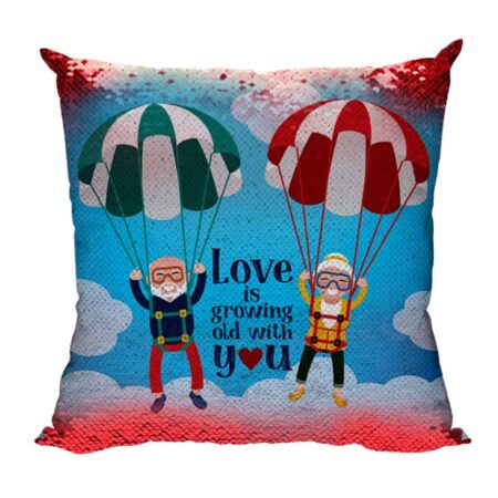 Sequin Cushion with Filler