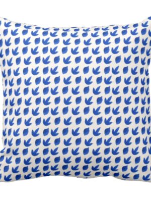 20 x 20 inch Marvelous Indigo Printed Cushion Cover for Home Sofa