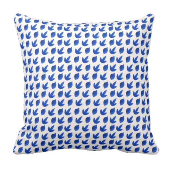 20 x 20 inch Marvelous Indigo Printed Cushion Cover for Home Sofa