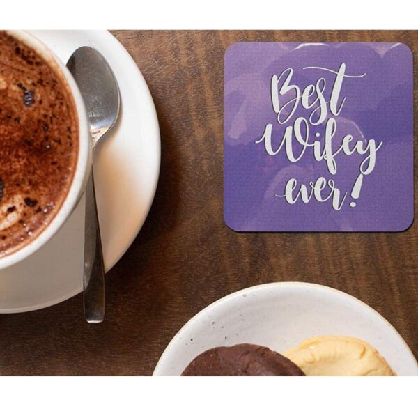 Birthday Gifts Combo for Wife, Set of 3 Hamper with Mug, Cushion Cover, Fridge Magnet - Best Wifey Ever