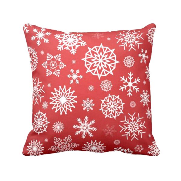 Christmas Gifts Cushion Covers House Decoration 24 x 24 inches Set of 3 - Snowflakes Ornaments Snowman