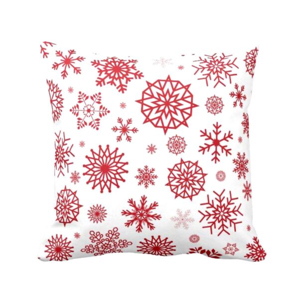 Christmas Gifts Cushion Covers House Decoration 24 x 24 inches Set of 3 - Snowflakes Ornaments Snowman