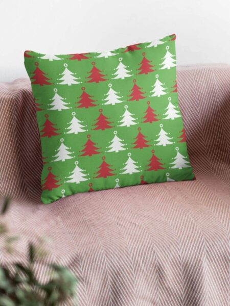 Christmas Gifts Cushion Covers House Decoration 20 x 20 inches - Xmas Tree Snowman