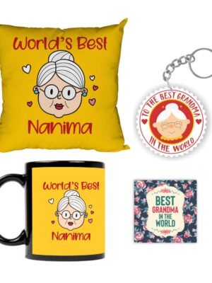 World's Best Nani Gift Combo Set of 4 – Mother's Day Gift for Grandma