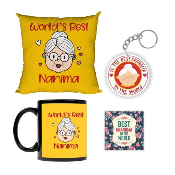 World's Best Nani Gift Combo Set of 4 – Mother's Day Gift for Grandma