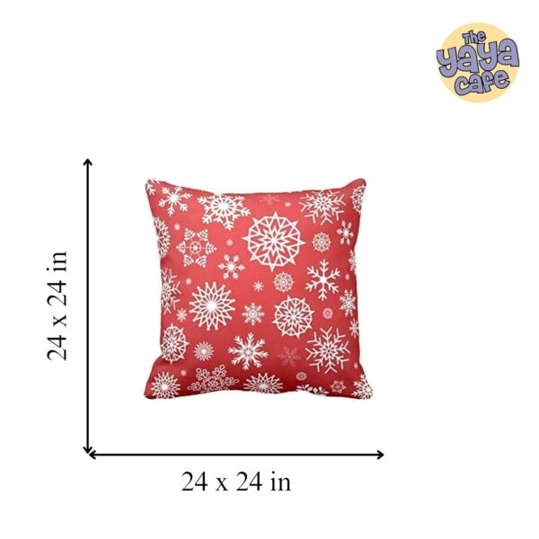 Merry Christmas Cushion Covers Set of 4 – Stocking Snowman Santa | 24x24