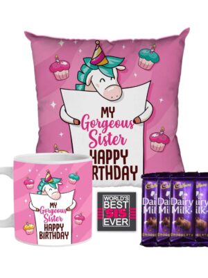 Gorgeous Sister Gift for Sister Cushion Cover