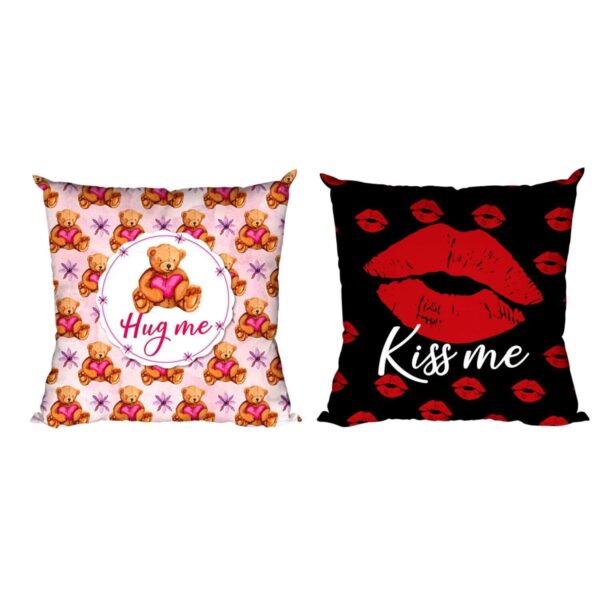 Valentine Couple Love Gift for Couple Cushion Cover Set of 2 16x16 inches